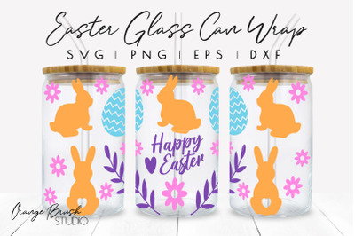 Easter Bunny Libbey Wrap Svg Easter Beer Can Glass File