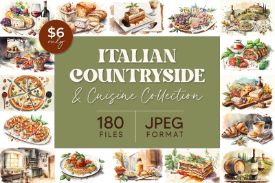 Italian Countryside and Cuisine Collection