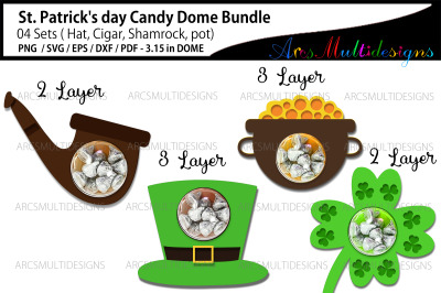 St. Patrick&#039;s day candy dome bundle