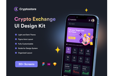 Cryptostore - UI KIT Crypto App mobile
