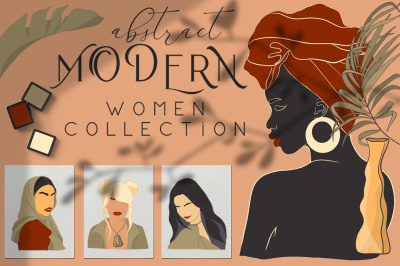 Abstract Modern Women Collection