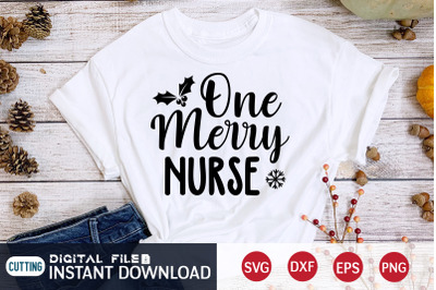 One Merry Nurse SVG