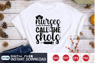 Nurses Call the Shots SVG