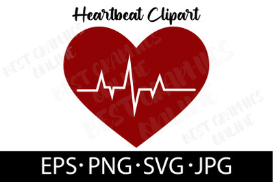Heartbeat EPS SVG PNG JPG File Hospital Doctor Vector Image