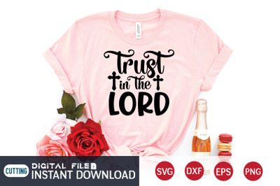 Trust in the Lord SVG