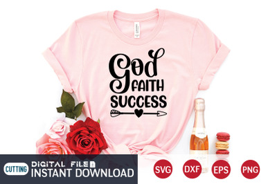 God Faith Success SVG