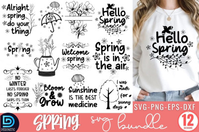 Spring SVG Bundle, Hello Spring svg