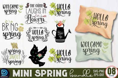 Mini Spring SVG Bundle