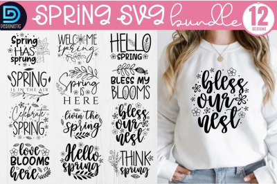 Spring SVG Bundle, Hello Spring svg