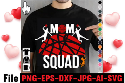 Mom Squad T-shirt Design