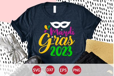 Mardi Gras 2023 SVG