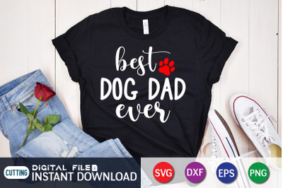 Best Dog Dad Ever SVG