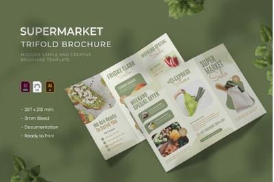 Supermarket - Trifold Brochure