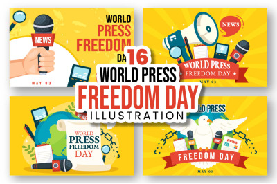 16 World Press Freedom Day Illustration