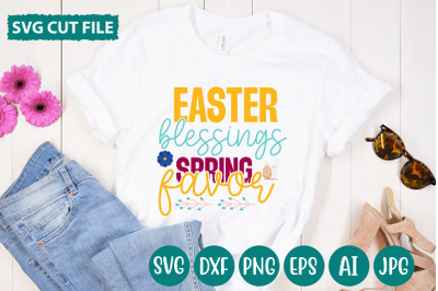 Easter Blessings Spring Favor SVG cut file