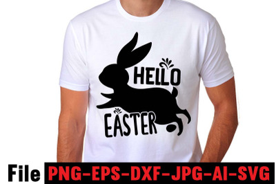 Hello Easter SVG cut file