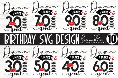 Happy Birthday SVG Bundle