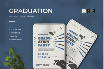 Graduation - Party Invitation