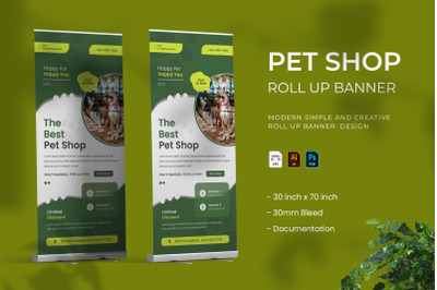 Pet Shop - Roll Up Banner