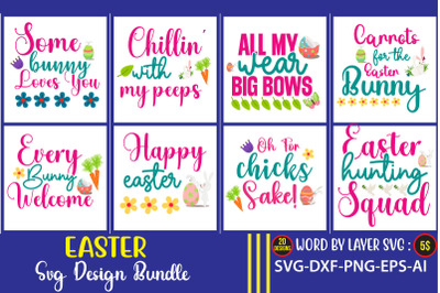 Happy Easter SVG Bundle