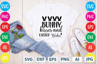 Bunny Kisses And Easter Wishes SVG cut file