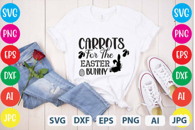 Carrots For The Easter Bunny SVG cut file