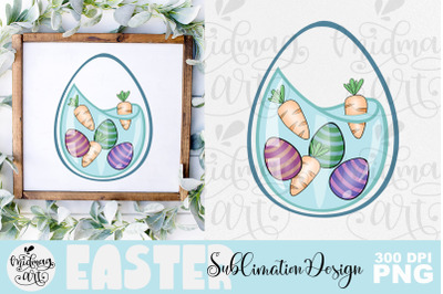 Easter transparent egg png, easter sublimation