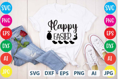 Happy Easter SVG cut file