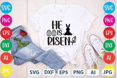 He Is Risen SVG cut file