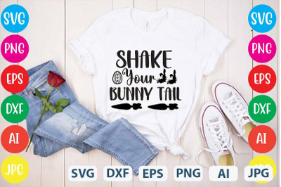 Shake Your Bunny Tail SVG cut file