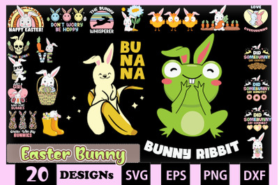 Easter Bunny Bundle SVG 20 designs