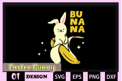 Bunana Funny Easter Bunny Banana