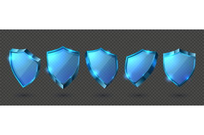 Glass shields. Invisible protection, transparent guard shield and crys