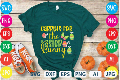 Carrots For The Easter Bunny SVG cut file