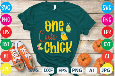 One Cute Chick SVG cut file