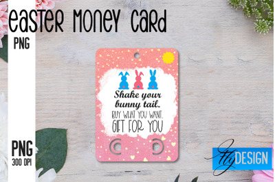 Happy Easter Money Card PNG Design | Easter Money Holder | Egg PNG