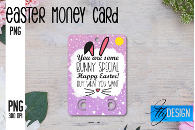 Happy Easter Money Card PNG Design | Easter Money Holder | Egg PNG