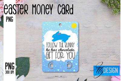 Happy Easter Money Card PNG Design | Easter Money Holder | Egg PNG