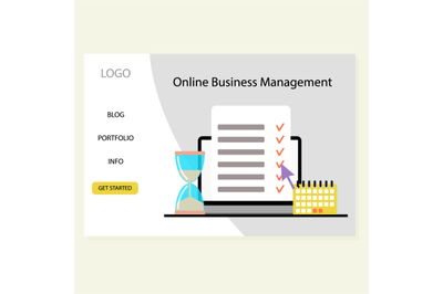 Online business management for successful company