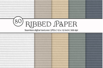 Ribbed Paper Textures