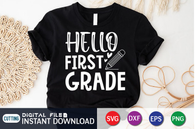 Hello First Grade SVG