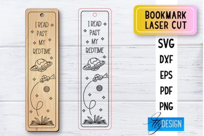 Bookmark Laser Cut SVG | Bookmark SVG Design | CNC Files