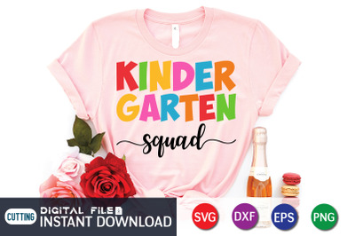 Kindergarten Squad SVG