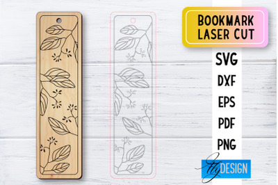 Bookmark Laser Cut SVG | Bookmark SVG Design | CNC Files