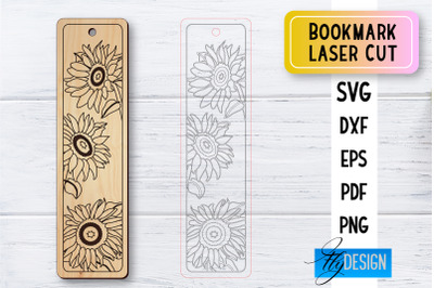 Bookmark Laser Cut SVG | Bookmark SVG Design | CNC Files