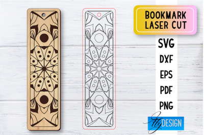 Bookmark Laser Cut SVG | Bookmark SVG Design | CNC Files