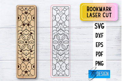 Bookmark Laser Cut SVG | Bookmark SVG Design | CNC Files