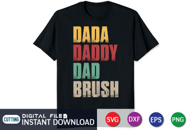 Dada Daddy Dad Brush SVG