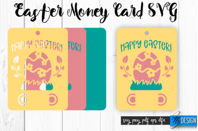 Easter Money Card SVG Bundle | Happy Easter SVG Design | Egg SVG