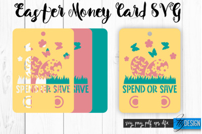 Easter Money Card SVG Bundle | Happy Easter SVG Design | Egg SVG